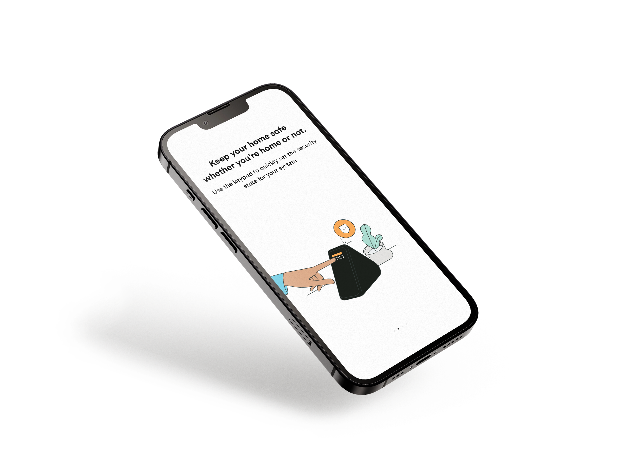 Vivint DIY onboarding app screens